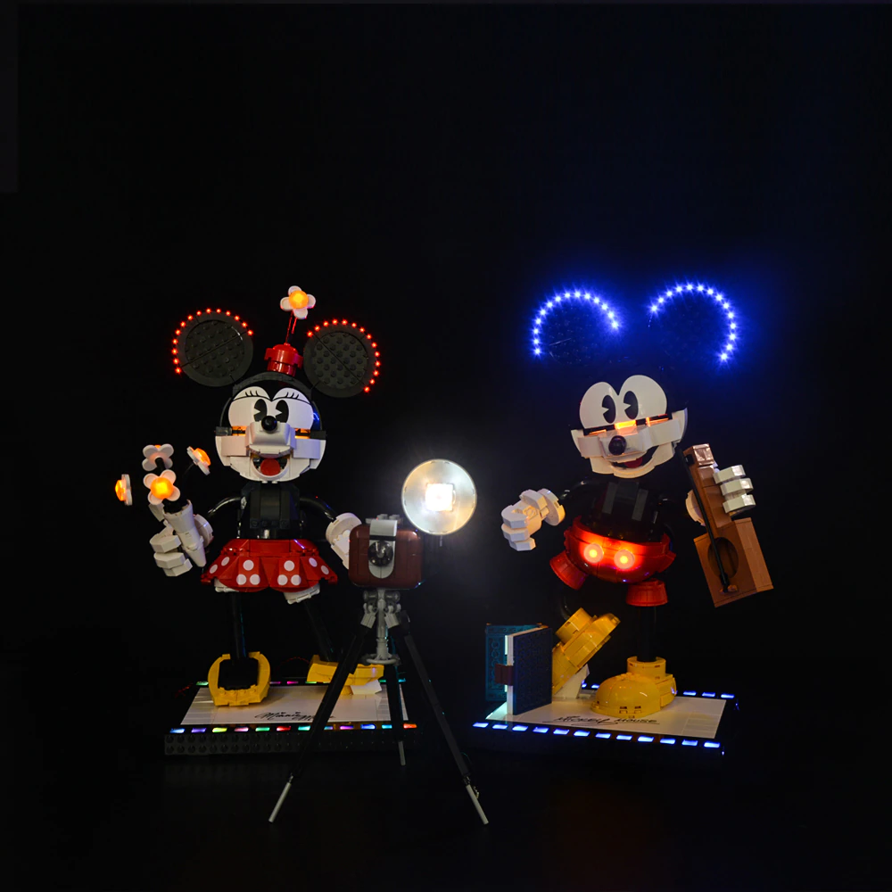 Lego Mickey Mouse Minnie Mouse Buildable Characters 43179 light