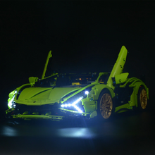 Load image into Gallery viewer, Lego Lamborghini Sián FKP 37 42115 Light Kit - BrickFans

