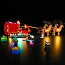 Load image into Gallery viewer, Lego Santa&#39;s Sleigh 40499 Light Kit - BrickFans
