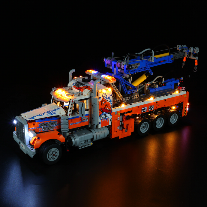 Lego Heavy-duty Tow Truck 42128 Light Kit - BrickFans