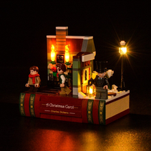 Load image into Gallery viewer, Lego Charles Dickens Tribute 40410 Light Kit - BrickFans
