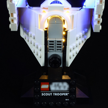 Load image into Gallery viewer, Lego Scout Trooper Helmet 75305 Light Kit - BrickFans
