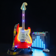 Load image into Gallery viewer, Lego Fender Stratocaster 21329 Light Kit - BrickFans
