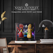 Lego Infinity and Nano Gauntlet 76191 76223 Display Case - BrickFans