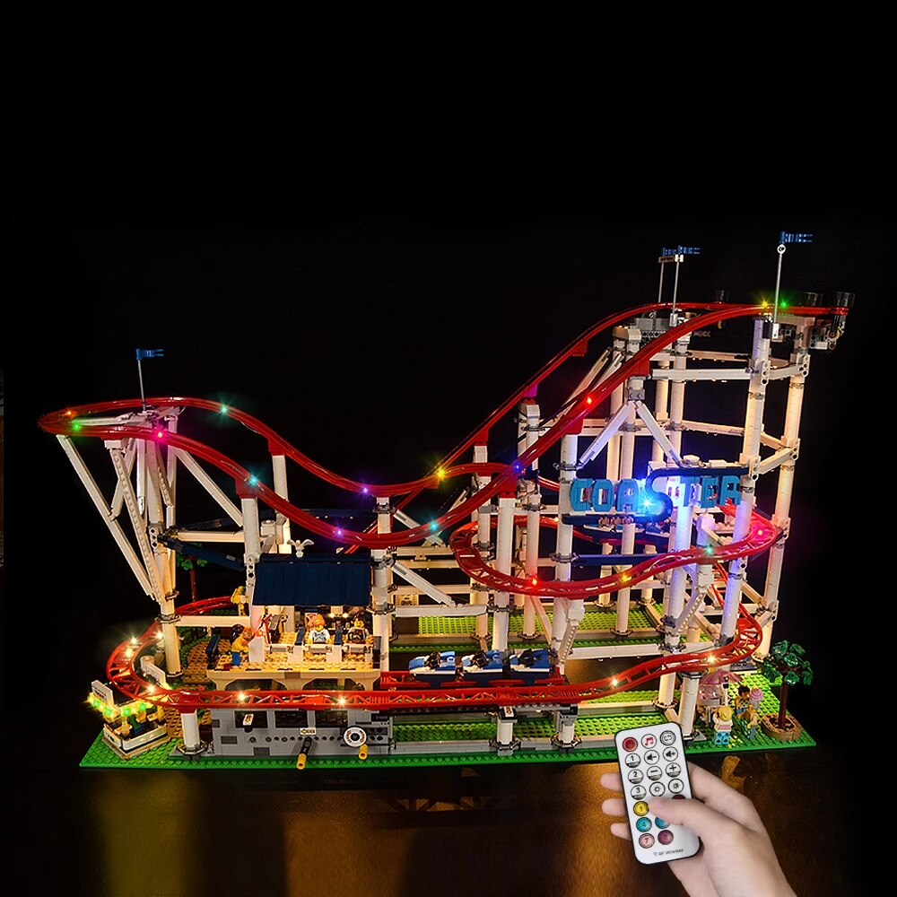 Lego Roller Coaster 10261 Light Kit - BrickFans