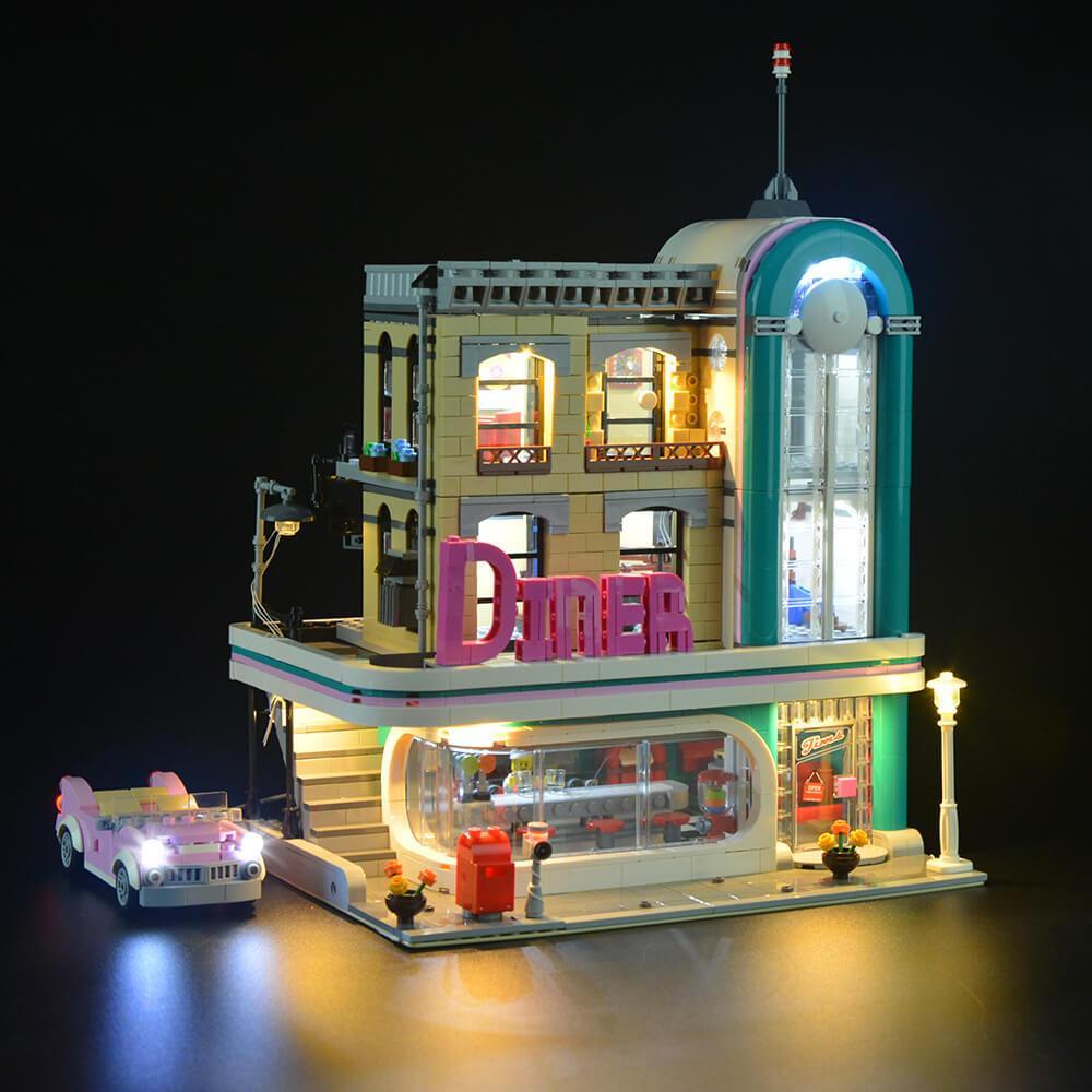 Lego Downtown Diner 10260 Light Kit BrickFans